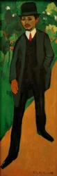 Portrett av Erich Heckel